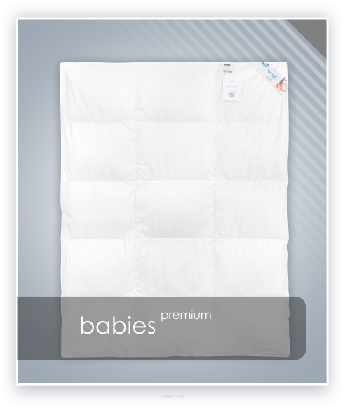 100x135+40x60 400g+120g BABIES biel AMZ komplet dziecięcy 5907803172475