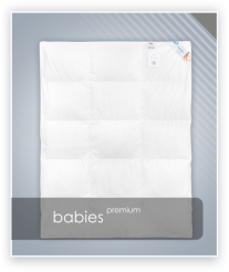 90x120+40x60 300g+120g BABIES biel AMZ komplet dziecięcy 5907803177586