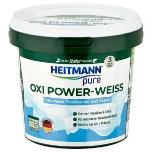 500g HEITMANN PURE 1012534 odplamiacz oxi power biel 4062196125345