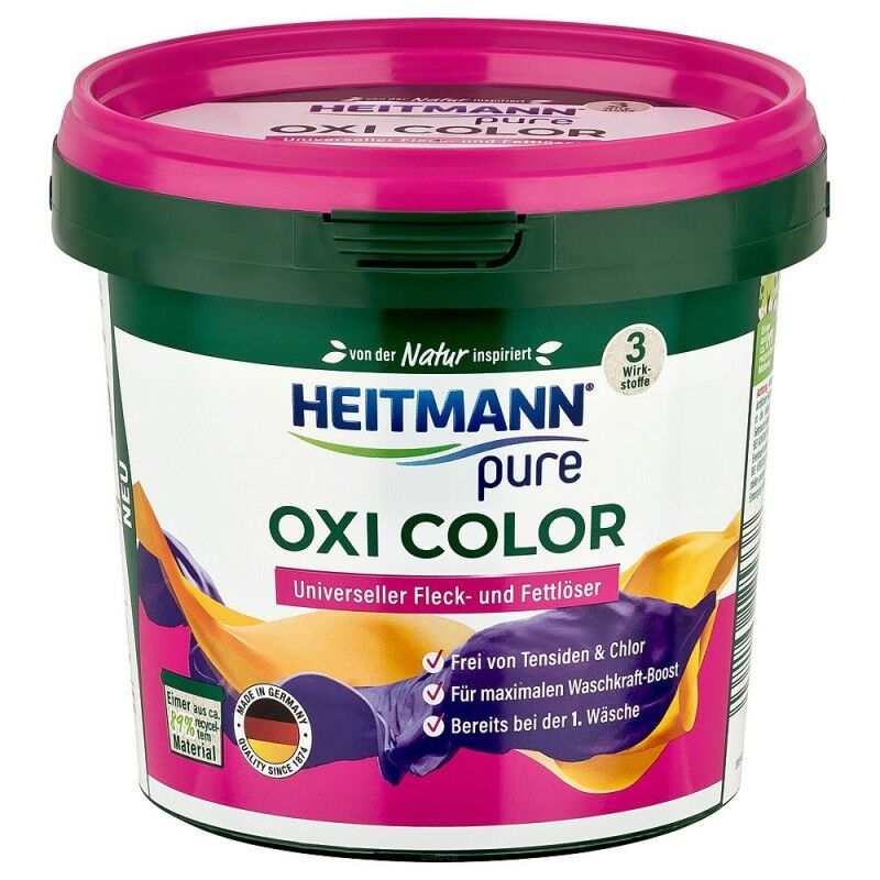 500g HEITMANN PURE 1012533 odplamiacz oxi color 4062196125338