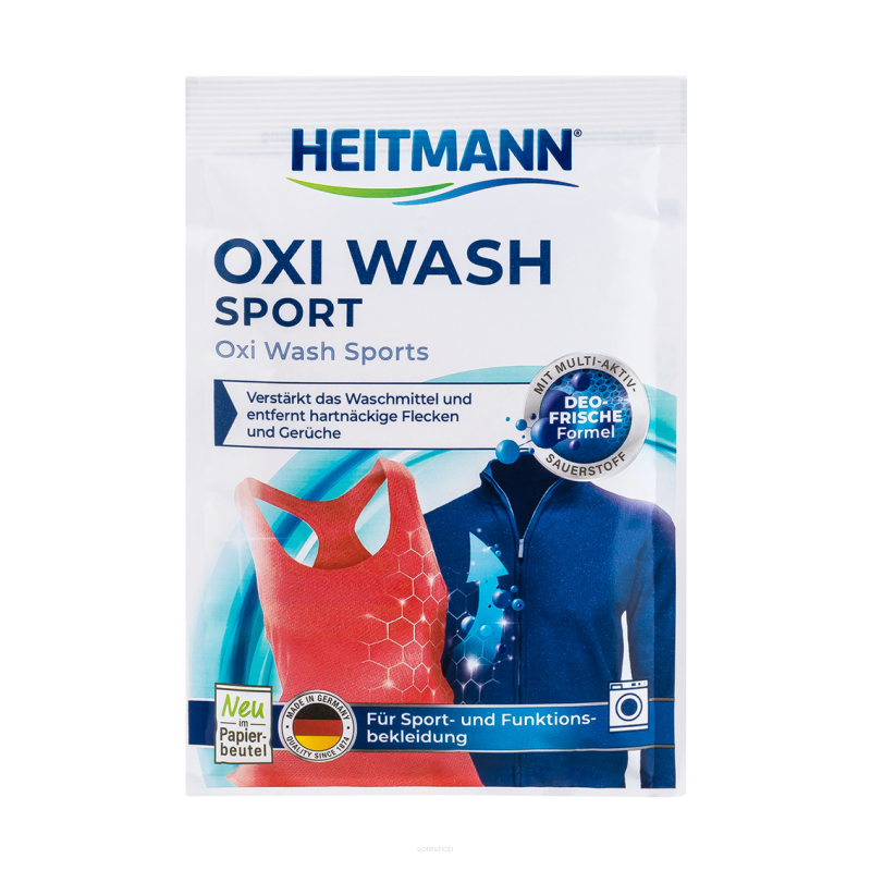 50g HEITMANN 3498 odplamiacz oxi wash sport 4052400034983