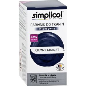 560g SIMPLICOL ciemny granat 1808 barwnik do tkanin intensywny 4052400152502