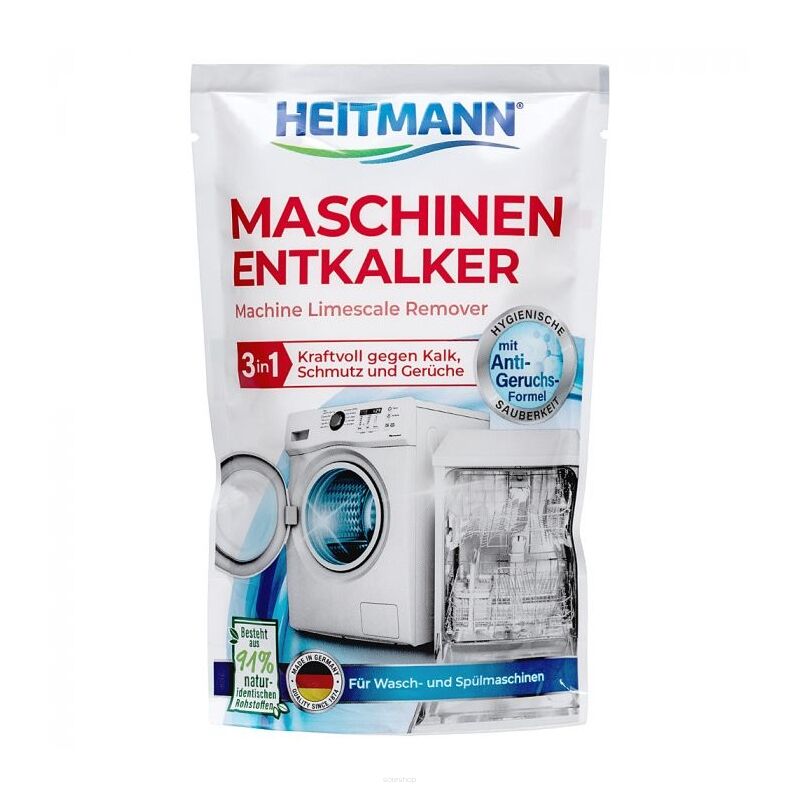 175g HEITMANN 3364 odkamieniacz do pralki i zmywarki 3w1 4052400033641