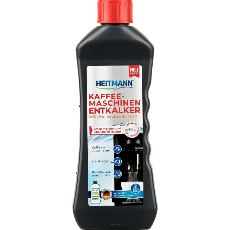 250ml HEITMANN 1012559 odkamieniacz do ekspresów do kawy 4062196125598