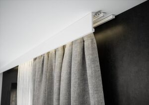 LK-01M Creativa 100x40mm L=2,44m 5907684664694 listwa karniszowa  Biały Light Blocker Satyna